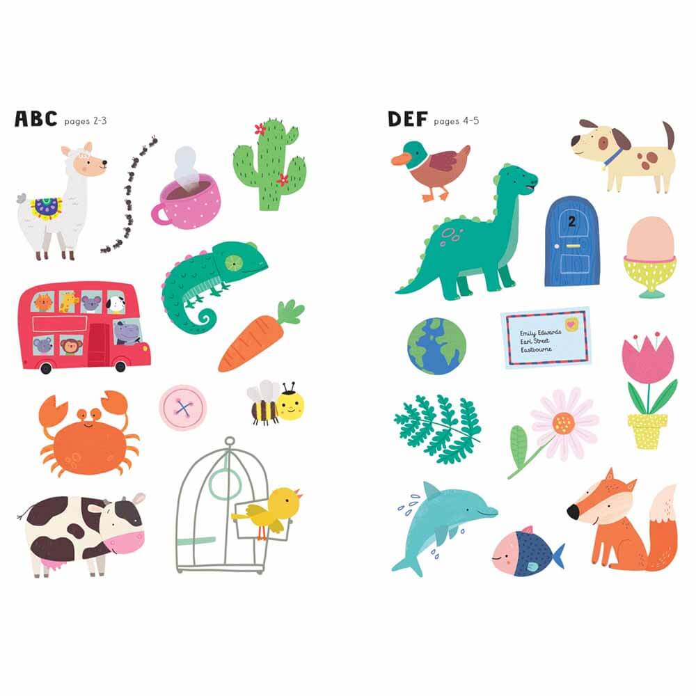 Usborne Little Stickers ABC