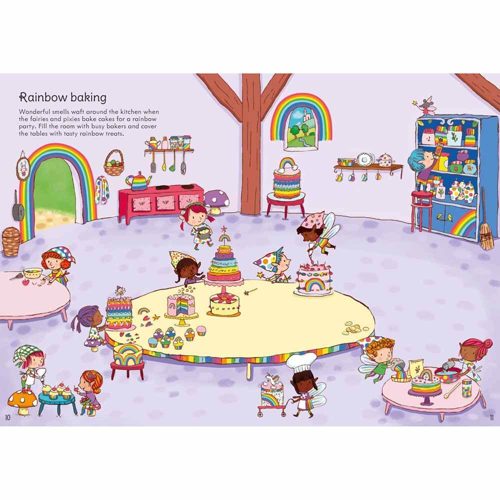 Usborne Little Stickers Rainbows