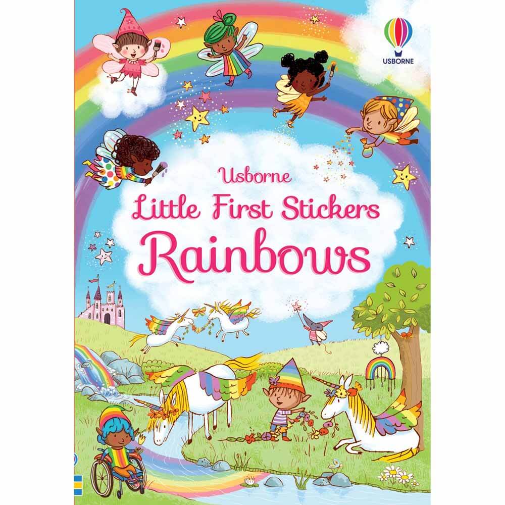 Usborne Little Stickers Rainbows