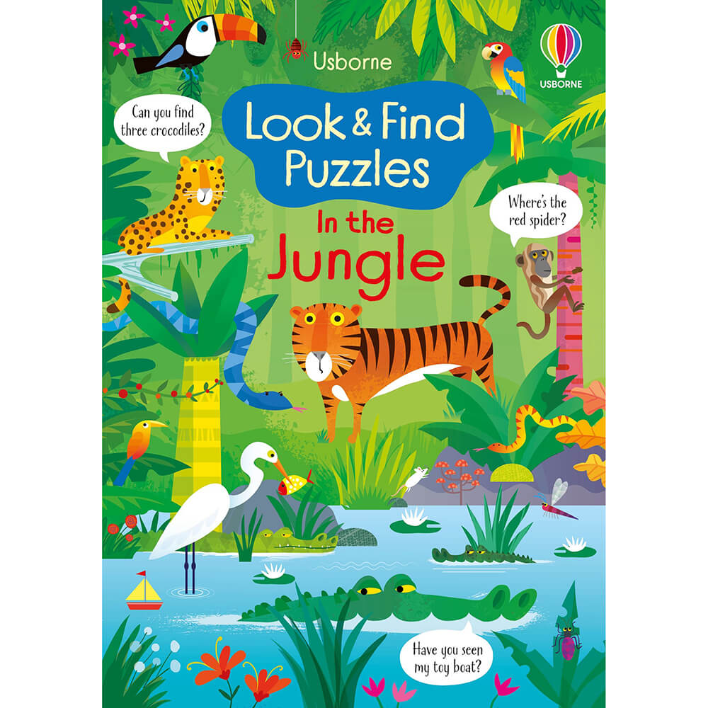 Usborne Look & Find Puzzles, In the Jungle