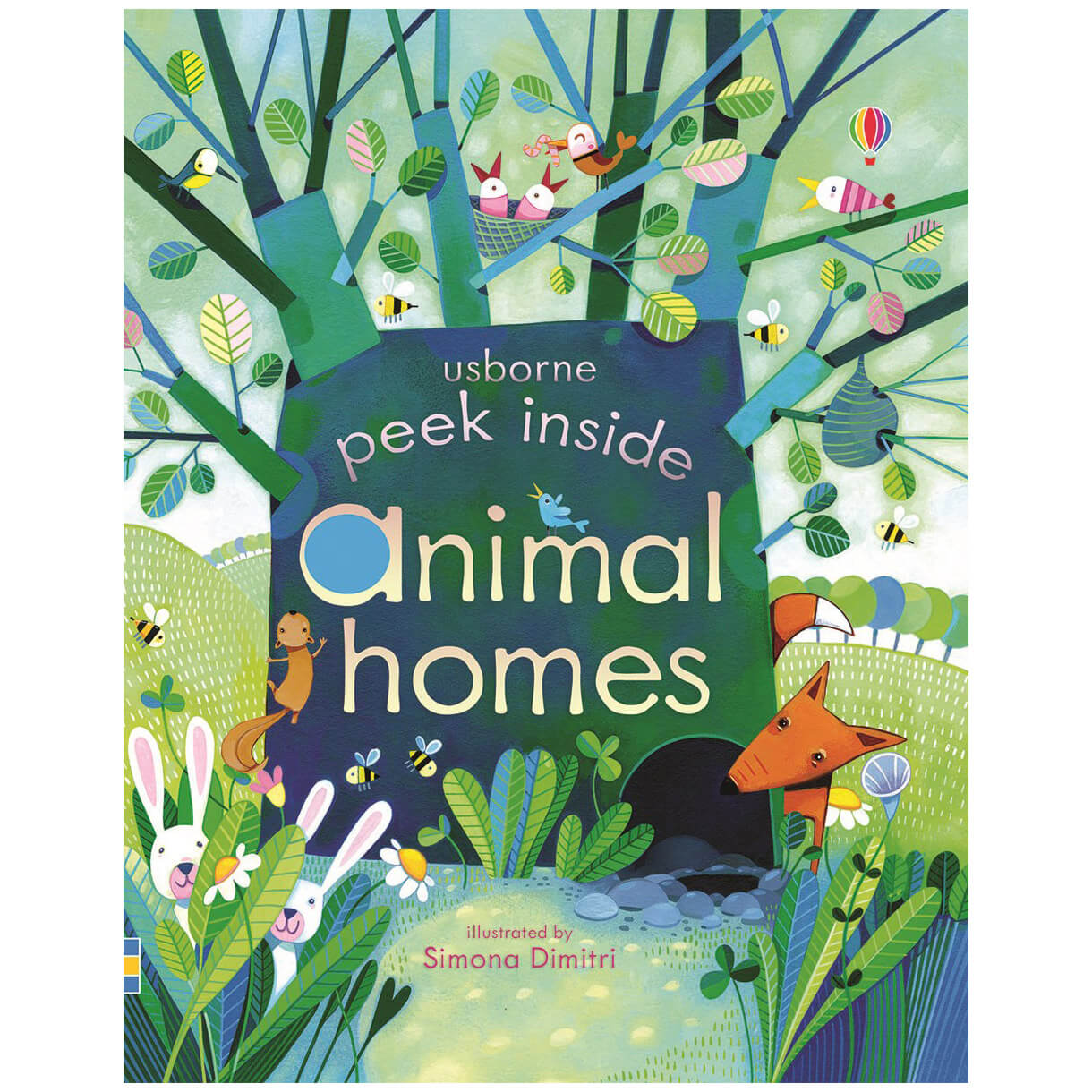 Usborne Peek Inside Animal Homes (Peek Inside Board Books)