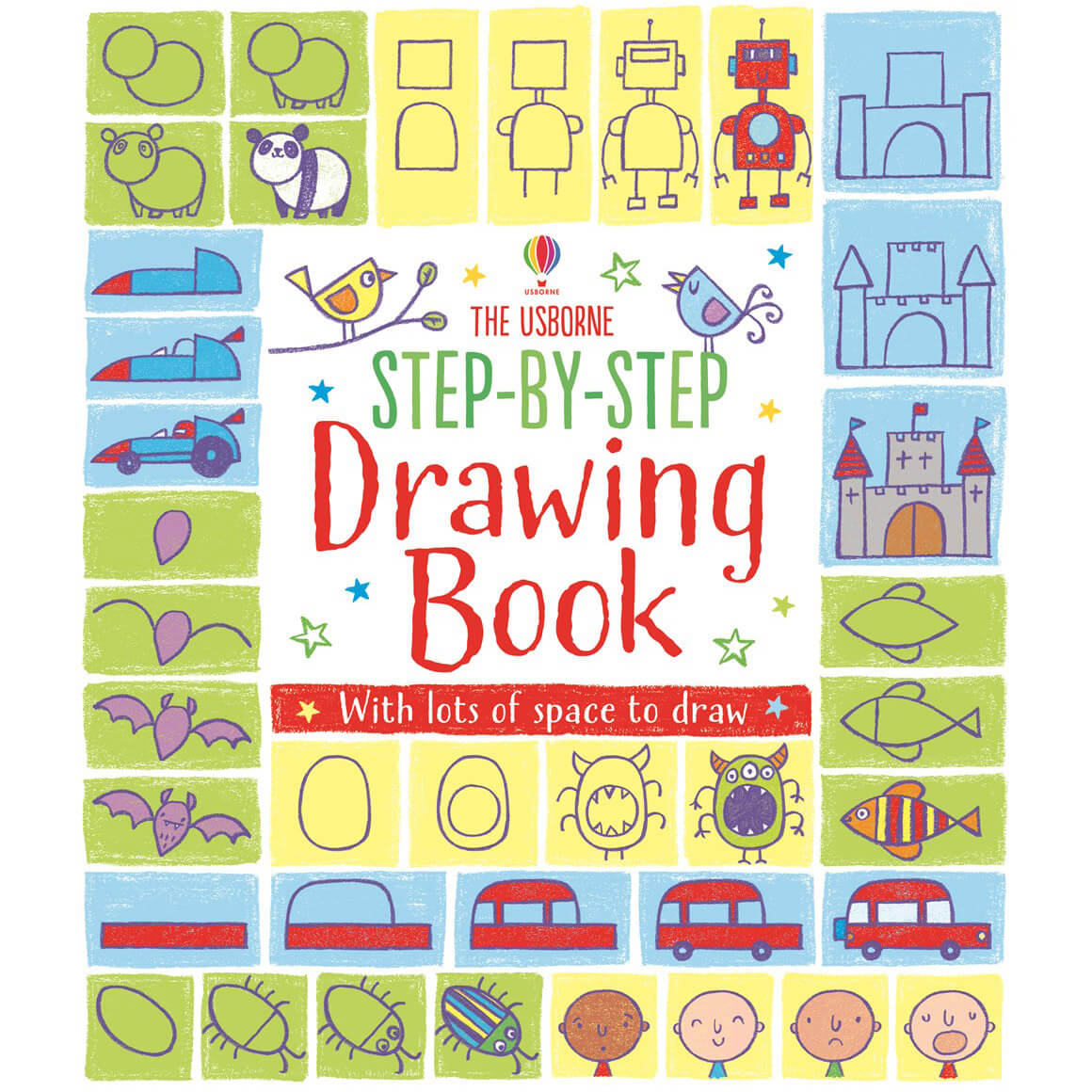Usborne Step-By-Step Drawing Book (Step-by-Step Drawing Books)
