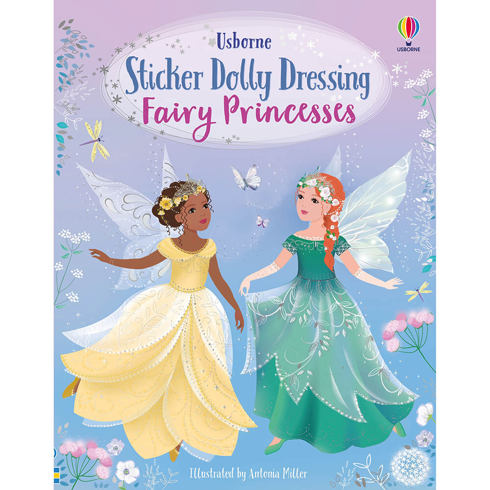 Usborne Sticker Dolly Dressing, Fairy Princesses (Sticker Dolly Dressing Books)