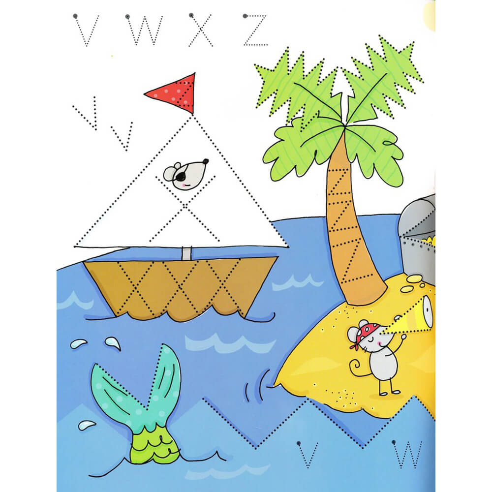 Usborne Wipe-Clean First Letters (Wipe-Clean Books)