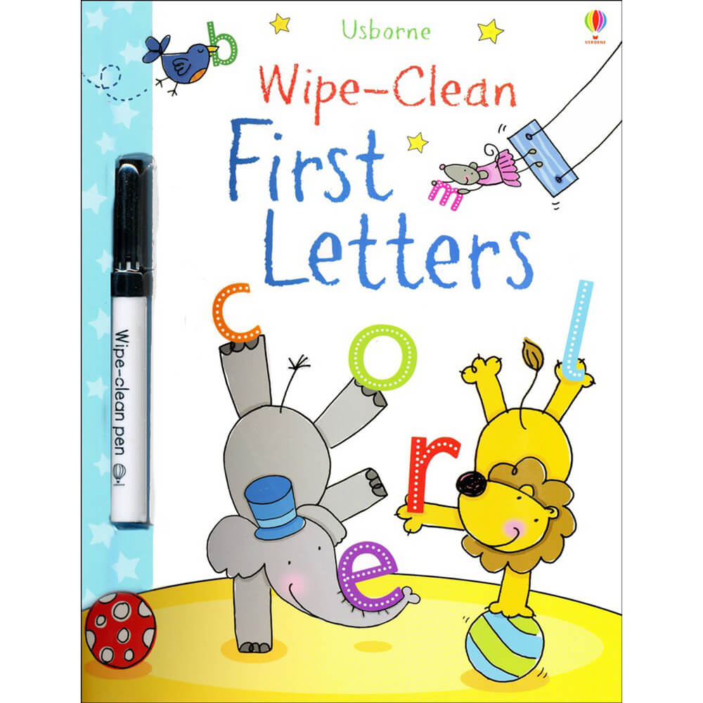 Usborne Wipe-Clean First Letters (Wipe-Clean Books)