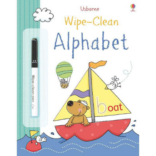 Usborne Wipe-Clean Alphabet (Wipe-Clean Books)