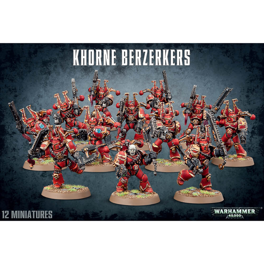 Warhammer 40K World Eaters Khorne Berzerkers