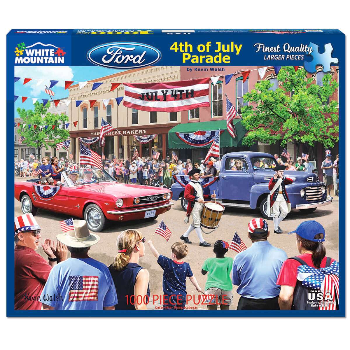 White Mountain Puzzles 4th of July Parade 1000 Piece Jigsaw Puzzle