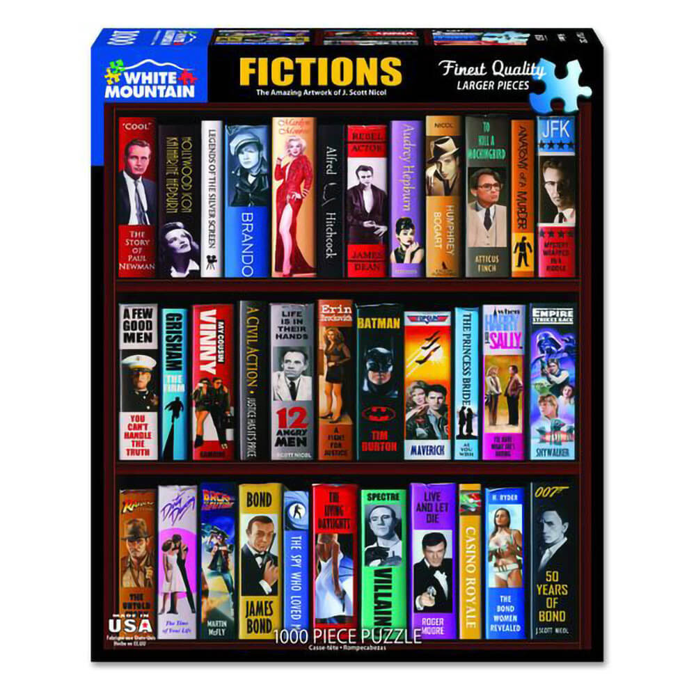 White Mountain Puzzles Fictions 1000 Piece Puzzle