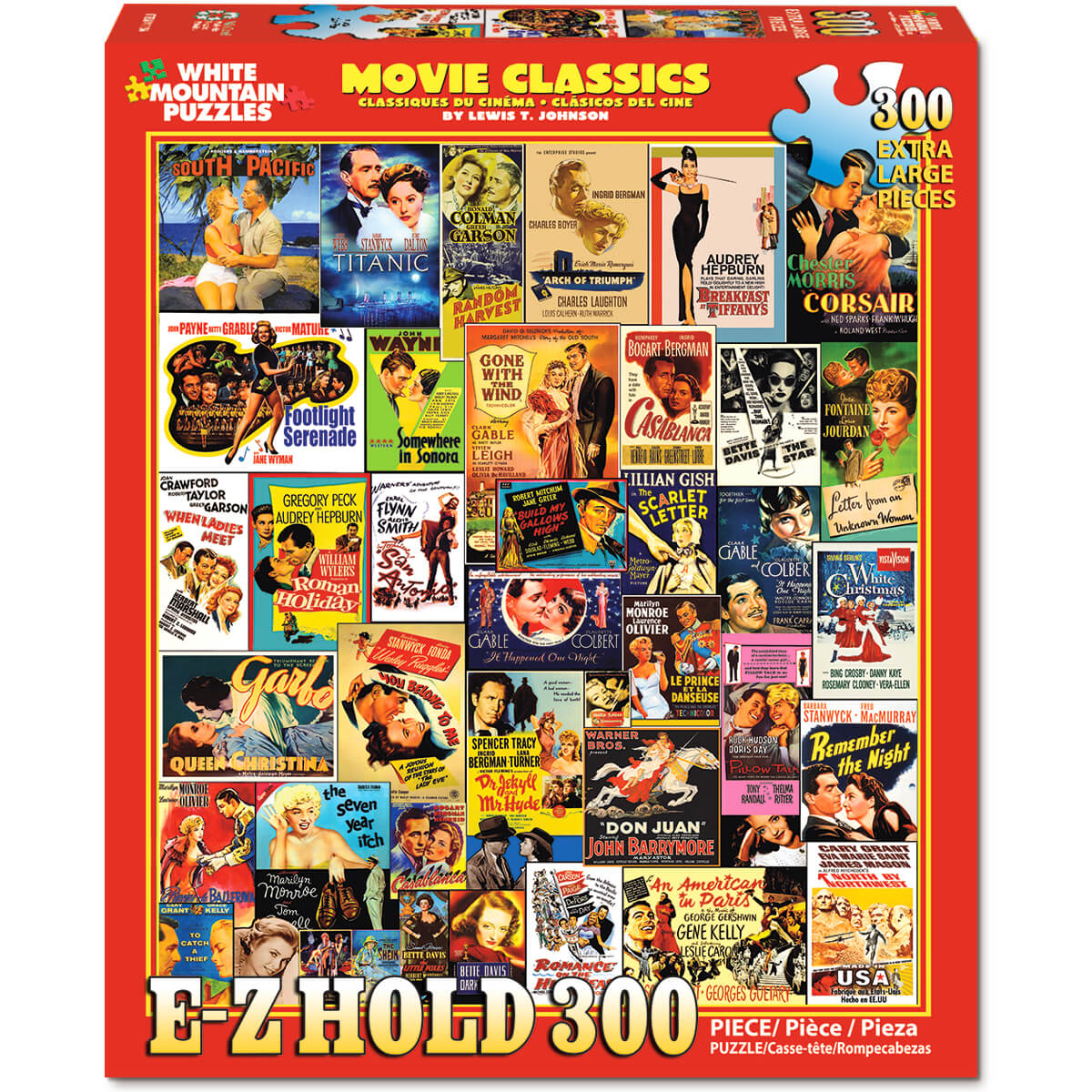 White Mountain Puzzles Movie Classics 300 Piece Jigsaw Puzzle
