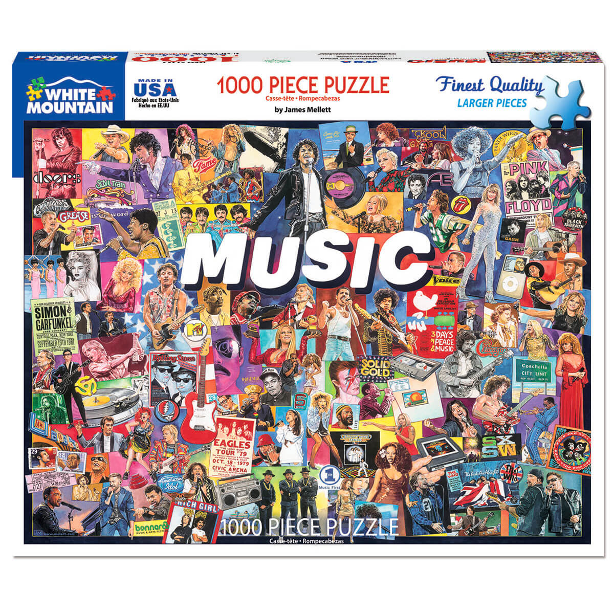 White Mountain Puzzles Music 1000 Piece Jigsaw Puzzle