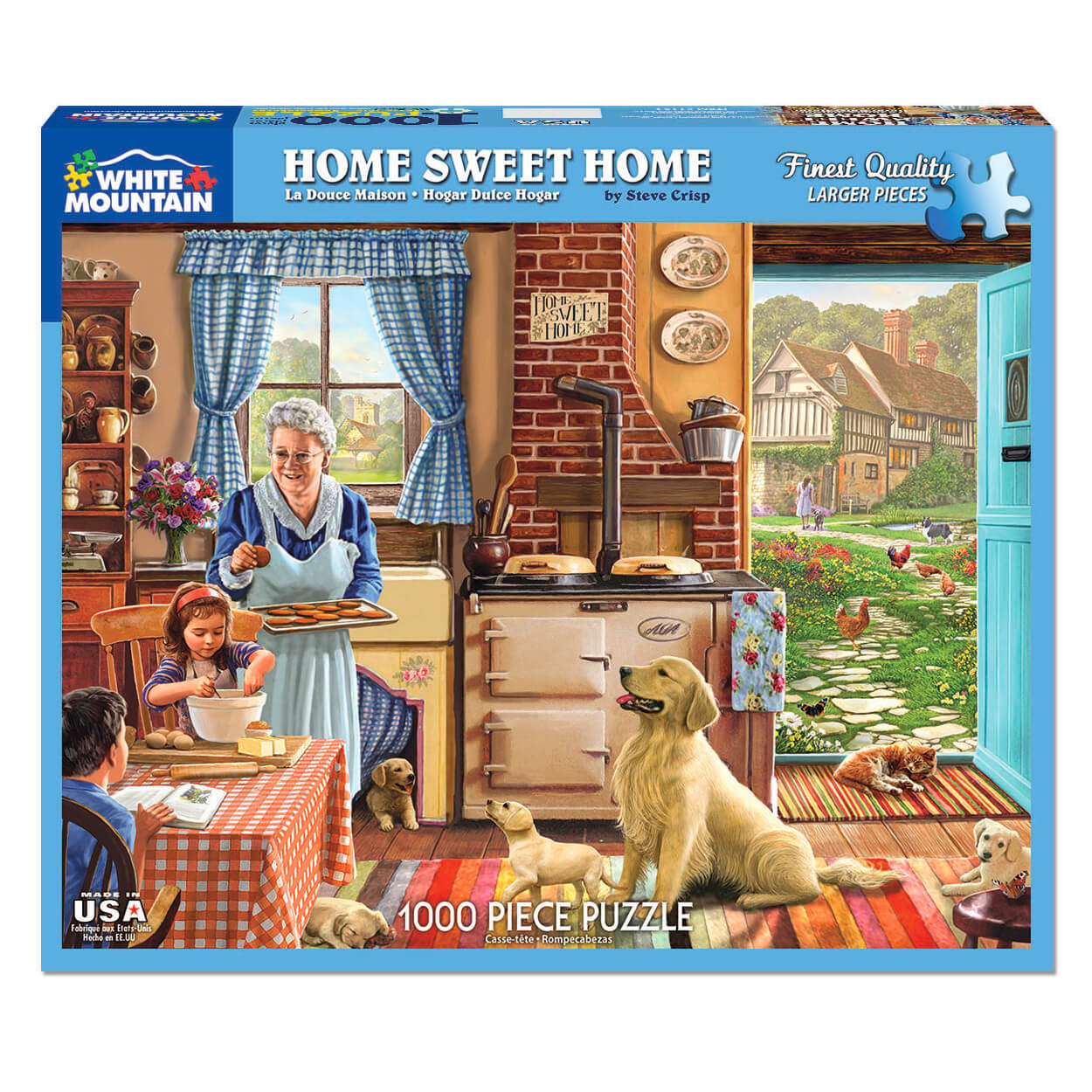 White Mountain Puzzles Home Sweet Home 1000 Piece Jigsaw Puzzle