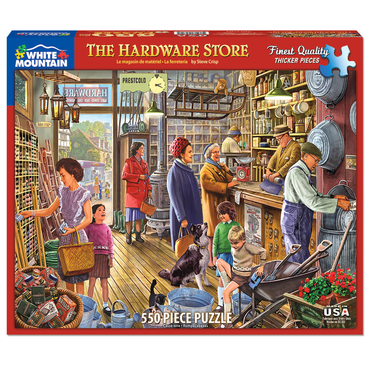 White Mountain Puzzles The Hardware Store 550 Piece Jigsaw Puzzle