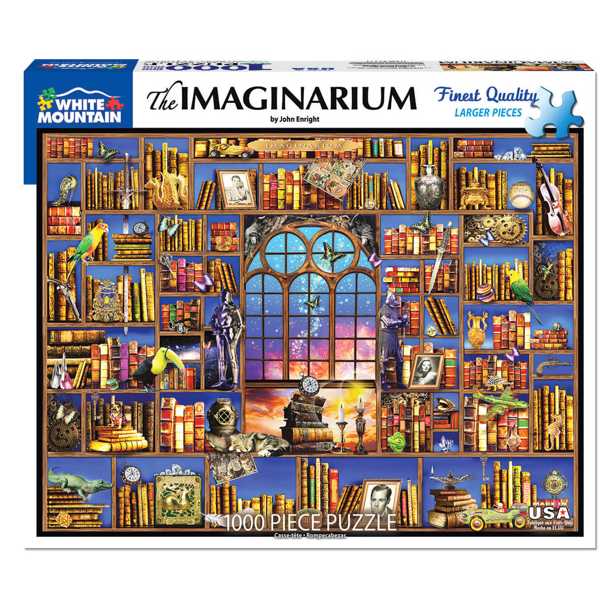 White Mountain Puzzles Imaginarium 1000 Piece Jigsaw Puzzle