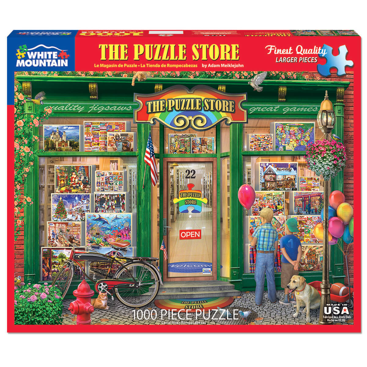 White Mountain Puzzles Puzzle Shop 1000 Piece Jigsaw Puzzle
