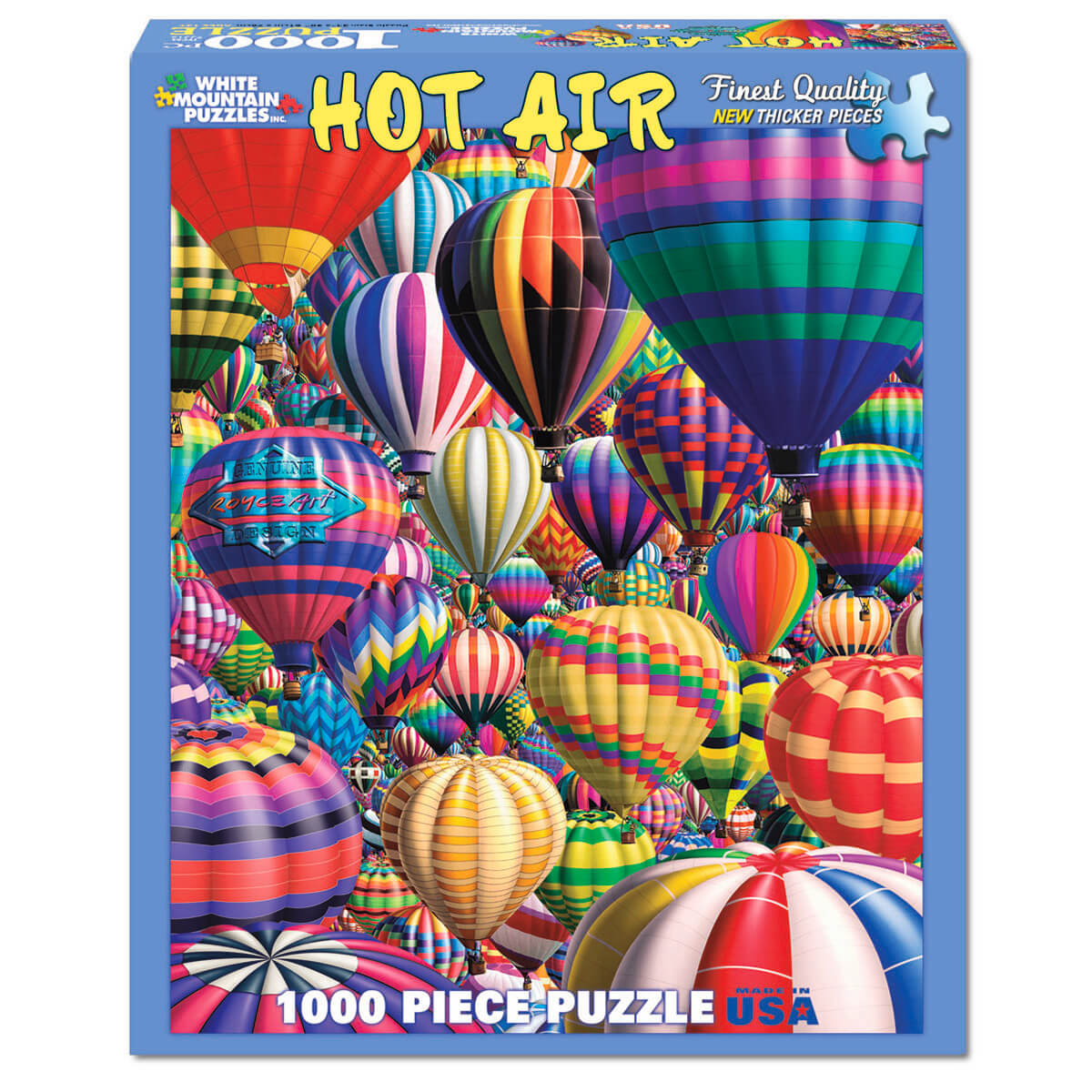 White Mountain Puzzles Hot Air Balloons 1000 Piece Jigsaw Puzzle