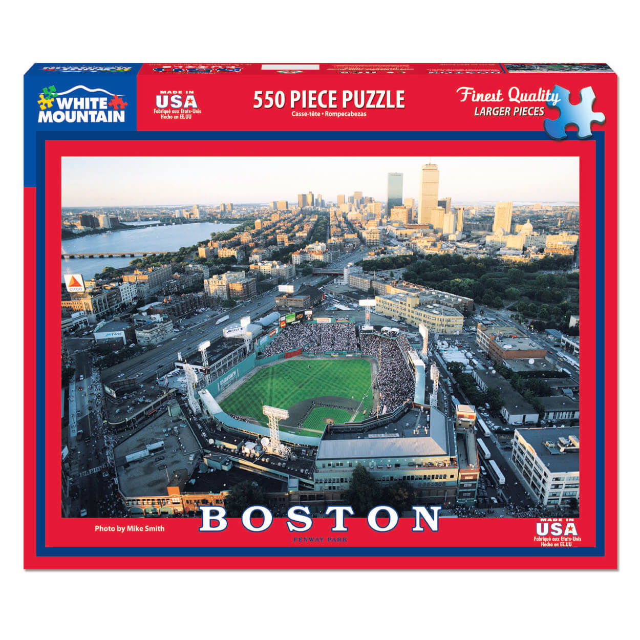 White Mountain Puzzles Boston - Fenway Park 550 Piece Jigsaw Puzzle