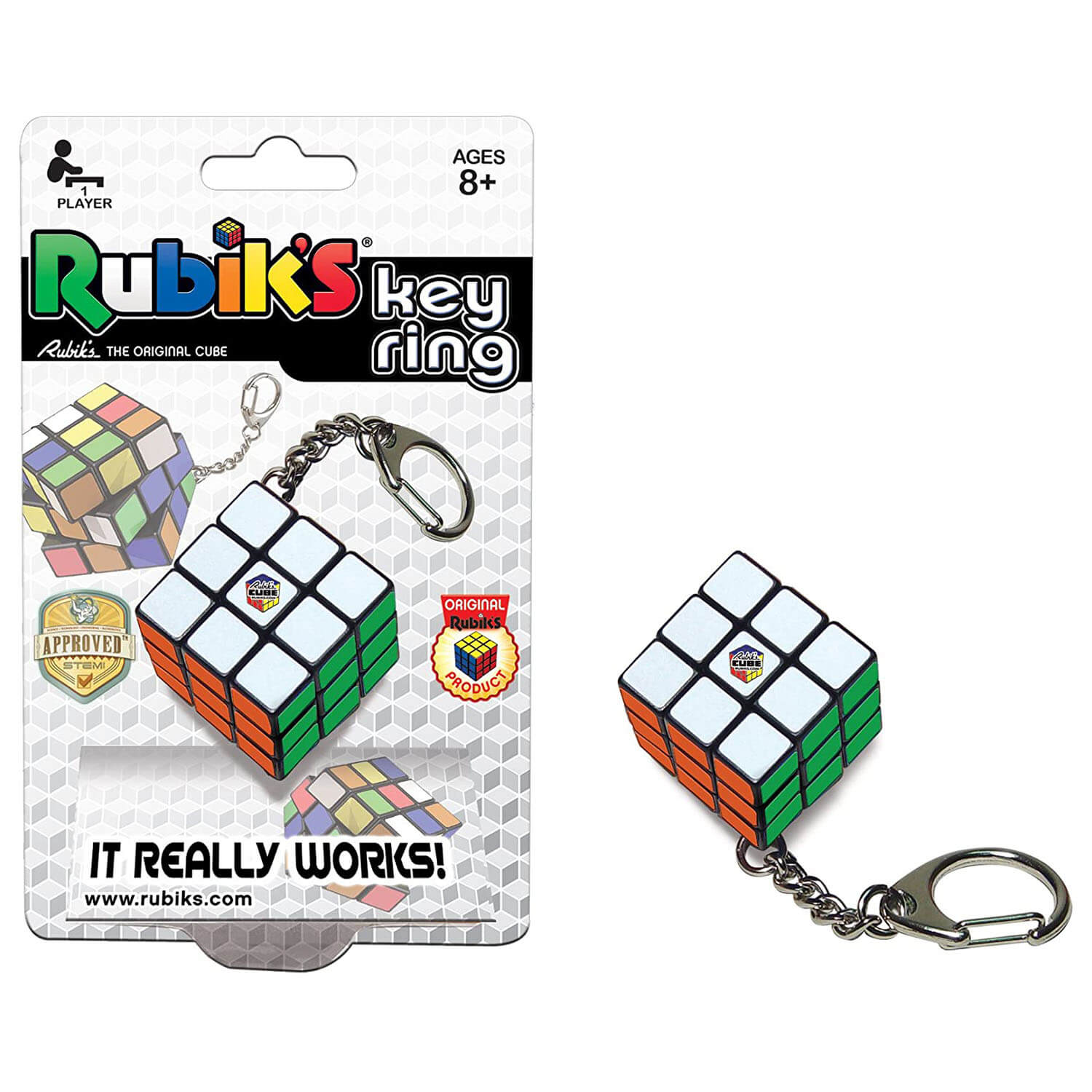 Winning Moves Rubik's Key Ring