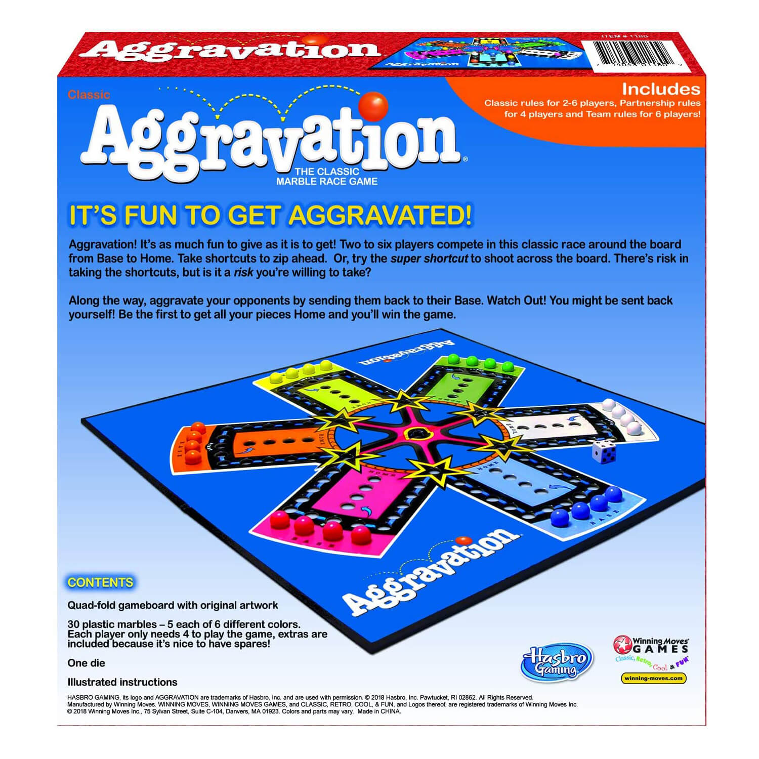 Winning Moves Aggravation Game