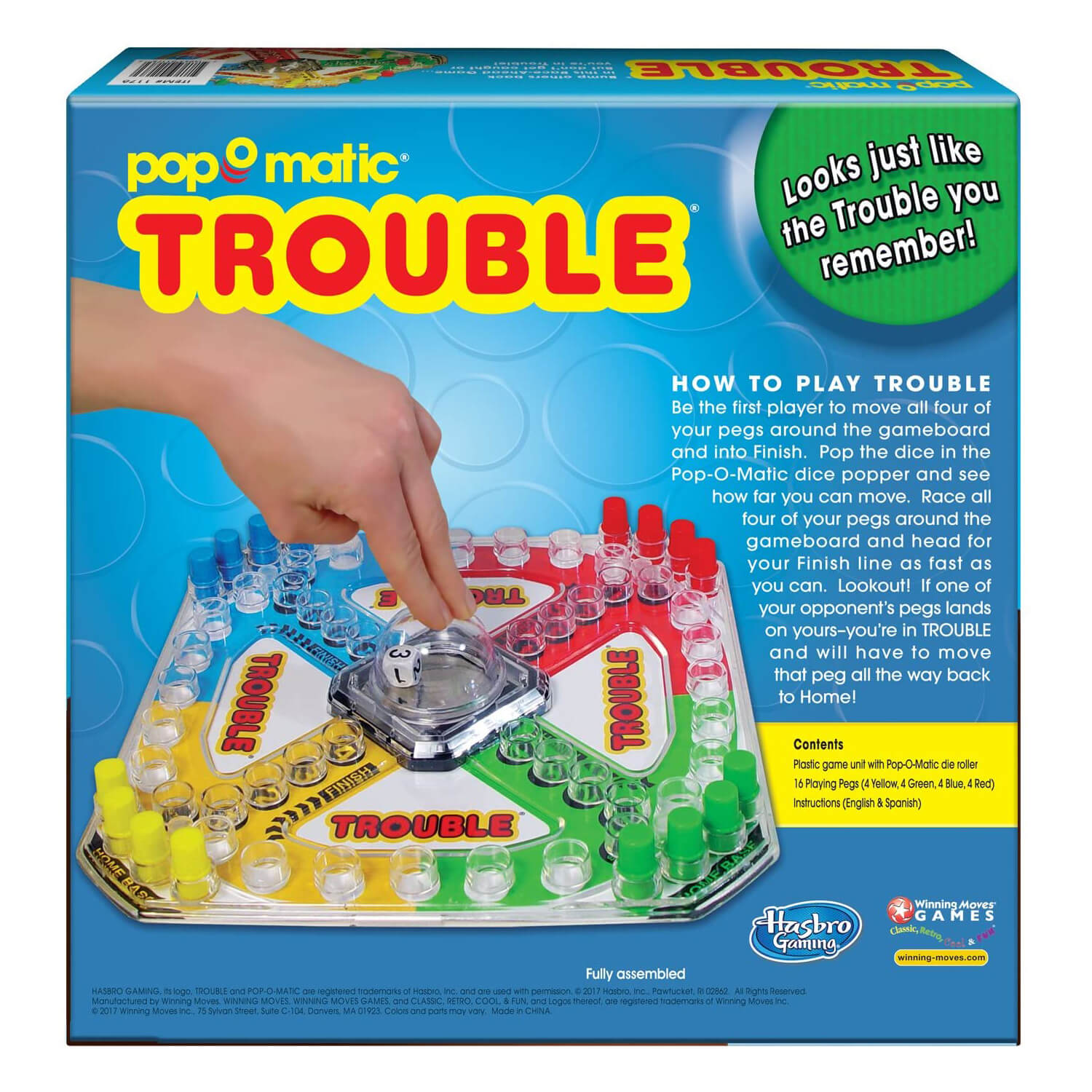 Winning Moves Classic Trouble Game