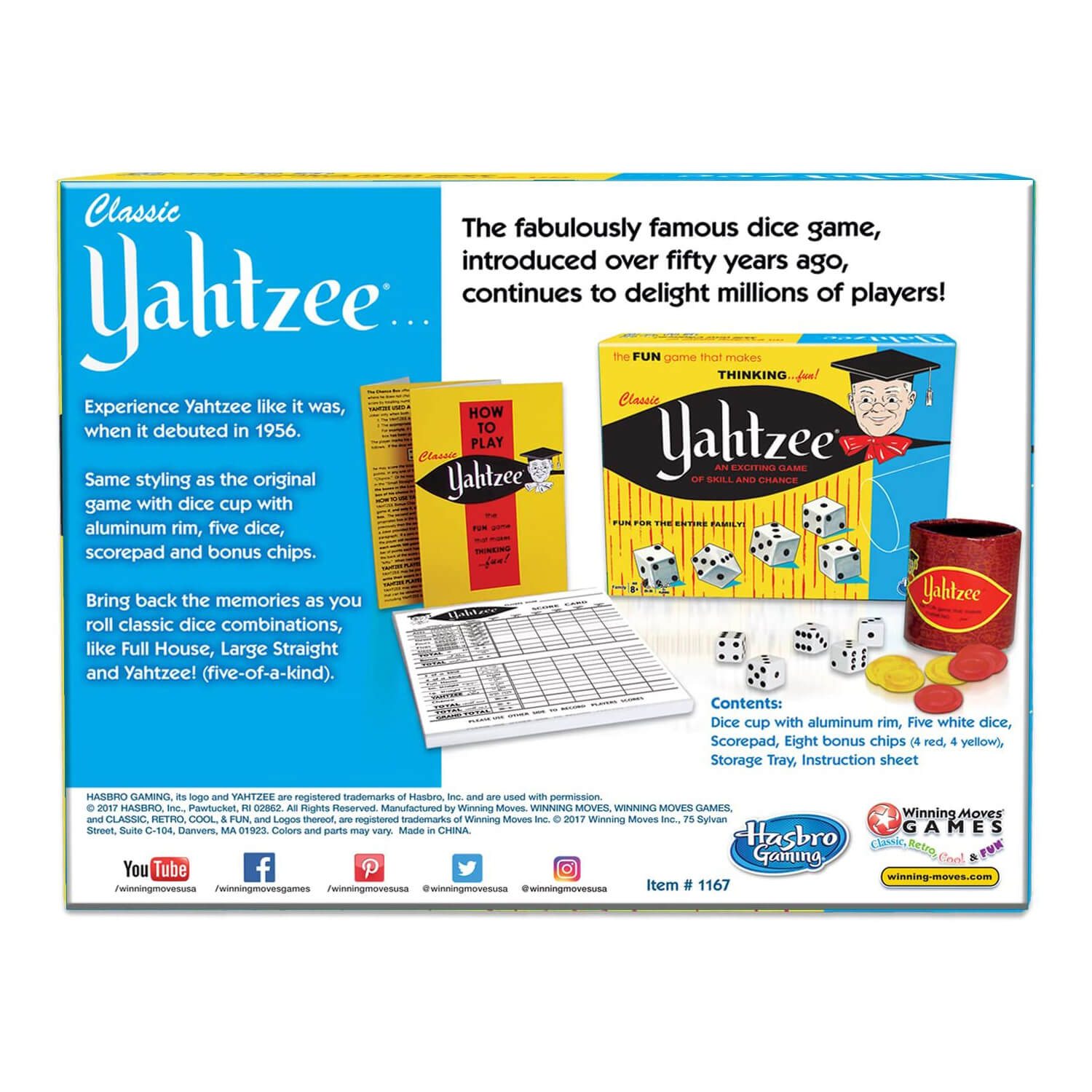 Winning Moves Classic Yahtzee Game