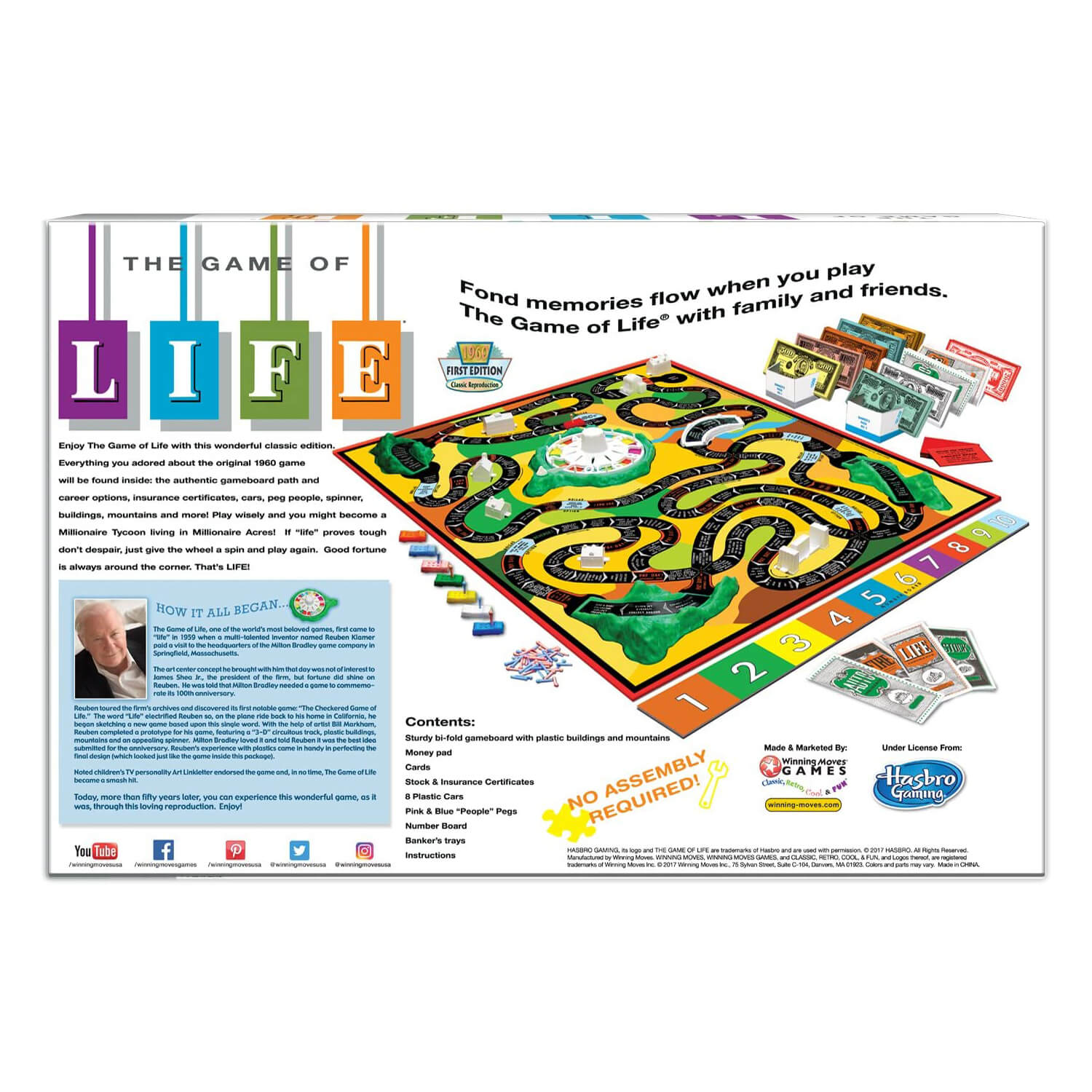 Winning Moves The Game of Life Classic Edition Game