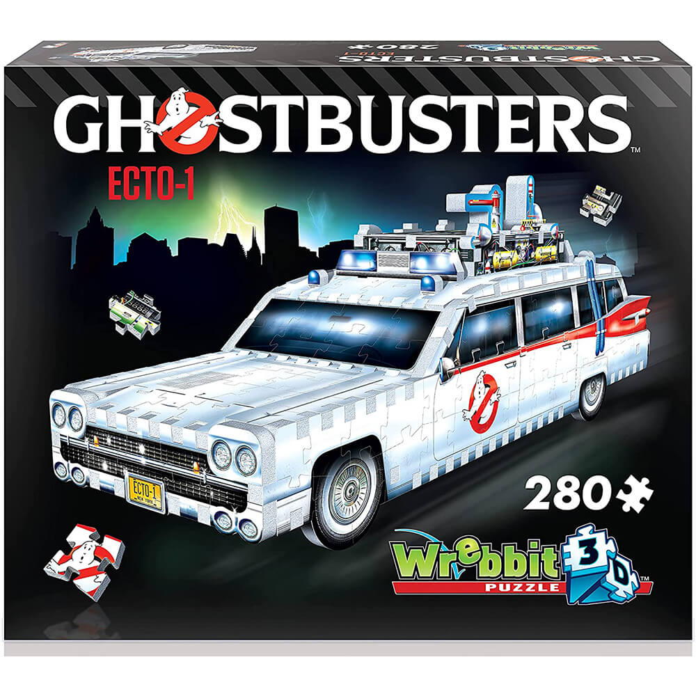 Wrebbit 3D Ghostbusters Ecto-1 280 Piece 3D Jigsaw Puzzle
