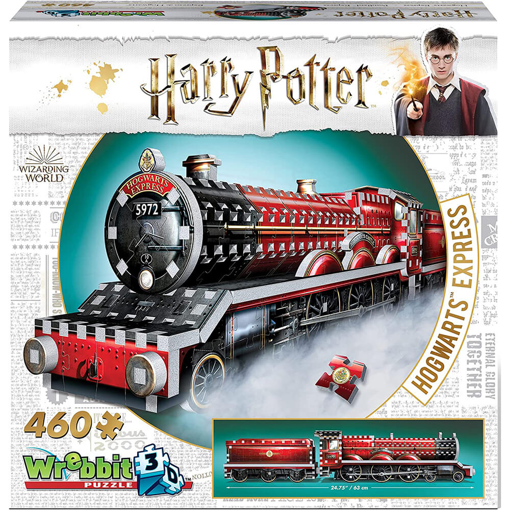 Wrebbit 3D Harry Potter Hogwarts Express 460 Piece 3D Jigsaw Puzzle