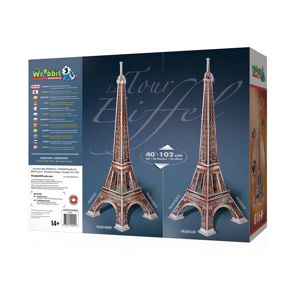 Puzzle 3D - Tour Eiffel