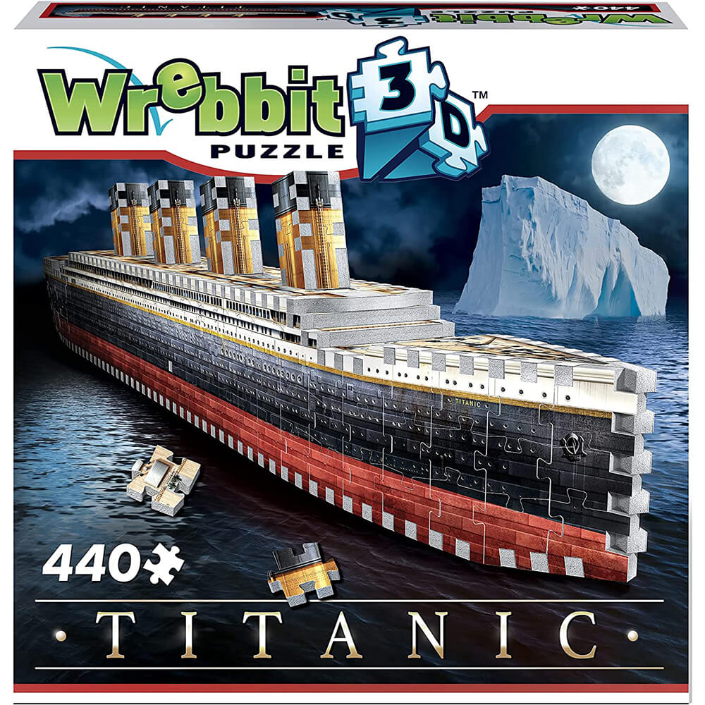Wrebbit 3D Titanic 440 Piece 3D Jigsaw Puzzle