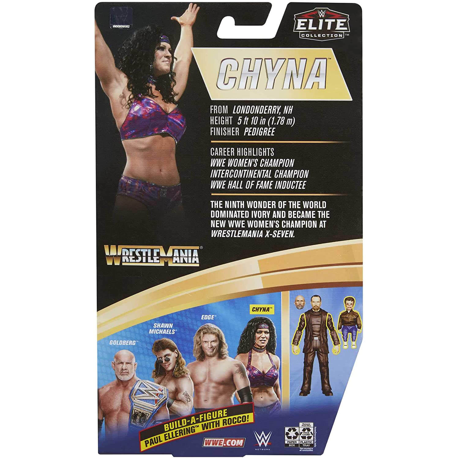WWE WrestleMania Elite Collection Chyna Collectible Action Figure