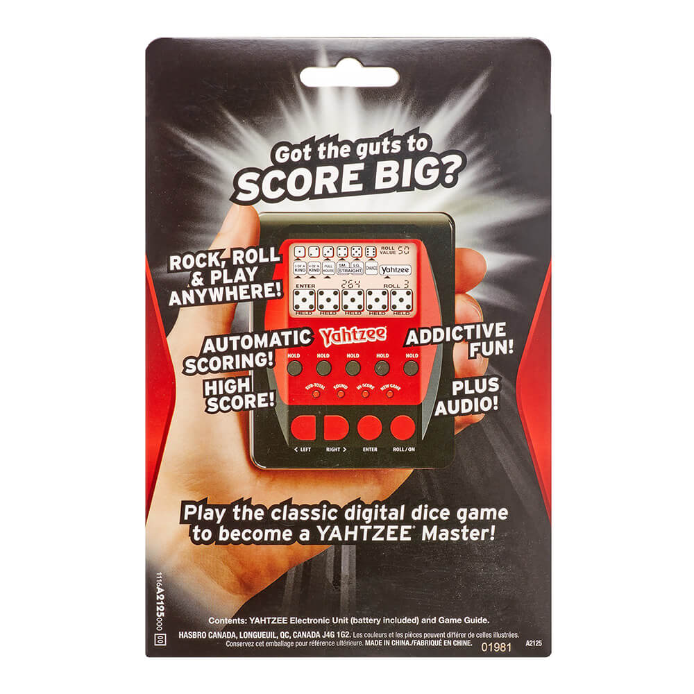 Yahtzee Electronic Hand Held Game